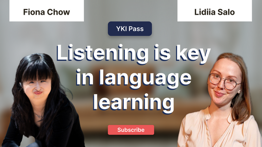 Youtube thumbnail of YKI test taker Fiona Chow and YKI Pass cofounder Lidiia Salo