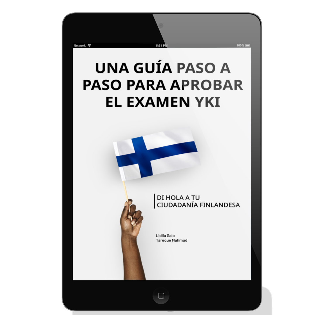 Image of Spanish version "A Step-by-Step Guide to Passing the YKI Test" ebook