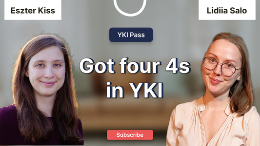 Youtube thumbail of YKI test taker Eszter Kiss and YKI Pass cofounder Lidiia Salo