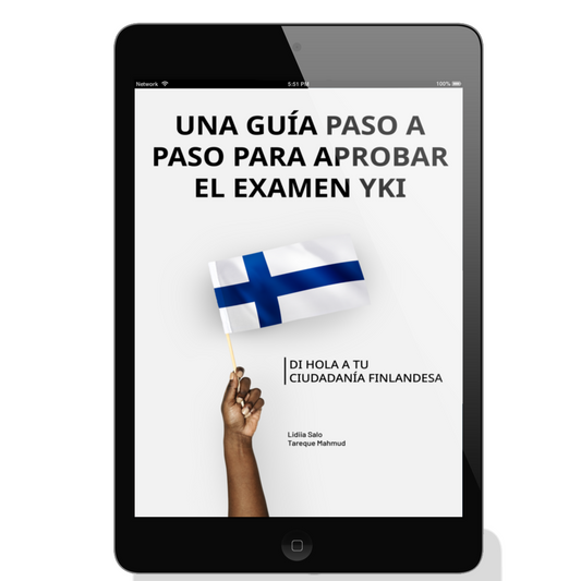 Image of Spanish version "A Step-by-Step Guide to Passing the YKI Test" ebook 