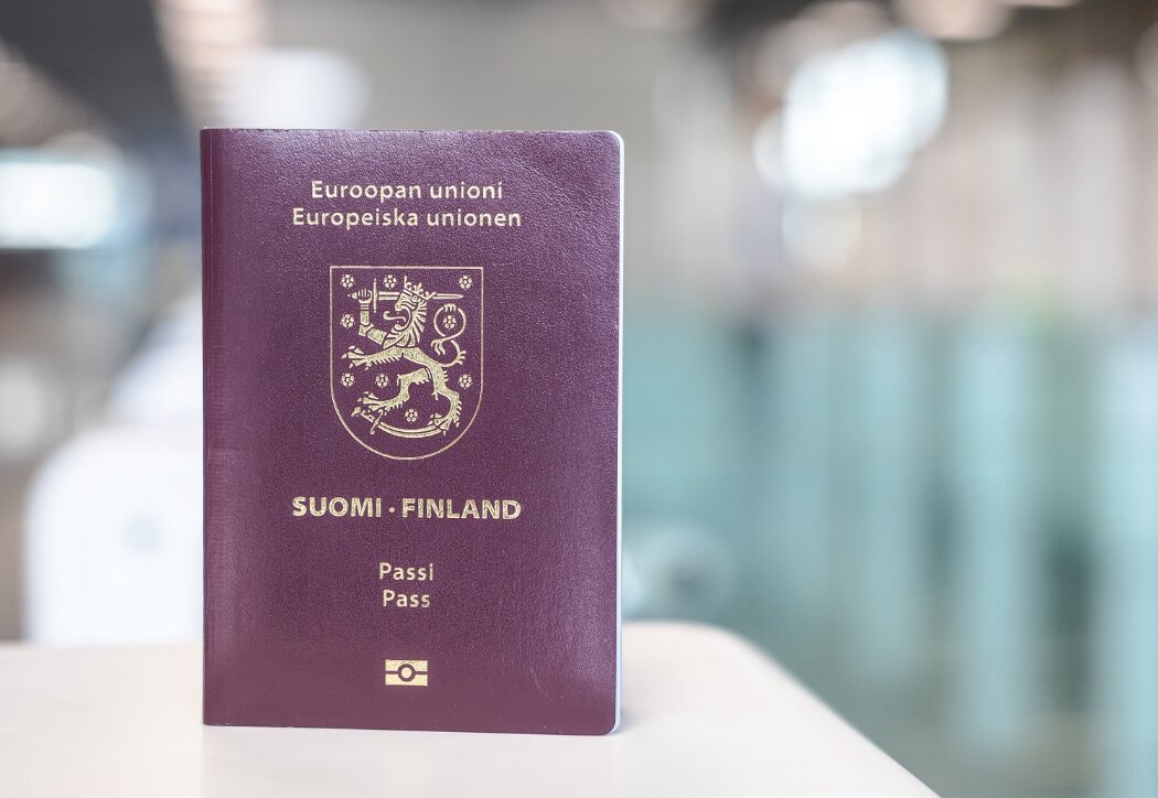 European Union's new Finnish passport.